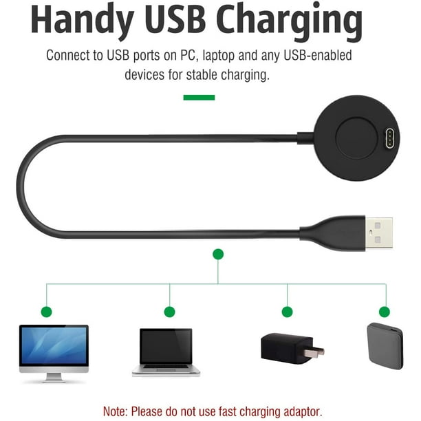 Charger Dock Compatible with Garmin Vivoactive 3 4 4S Venu Fenix 5 5 Plus 5S 5S Plus 5X 5X Plus 6 6S 6X 6 Pro 6S Pro 6X Pro Forerunner 745 Instinct Quatix 5 USB Data Sync Charging Station Black Walmar...