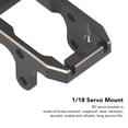 thumbnail image 5 of Brass Servo Mount Bracket for 1/18 RC Car Smoothly Easy to Install RC Servo Bracket Black, 5 of 8