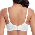 thumbnail image 3 of Minimizer Bras for Women Full Coverage Underwire Bras Plus Size Lifting Floral Lace Bra 36A, 3 of 4