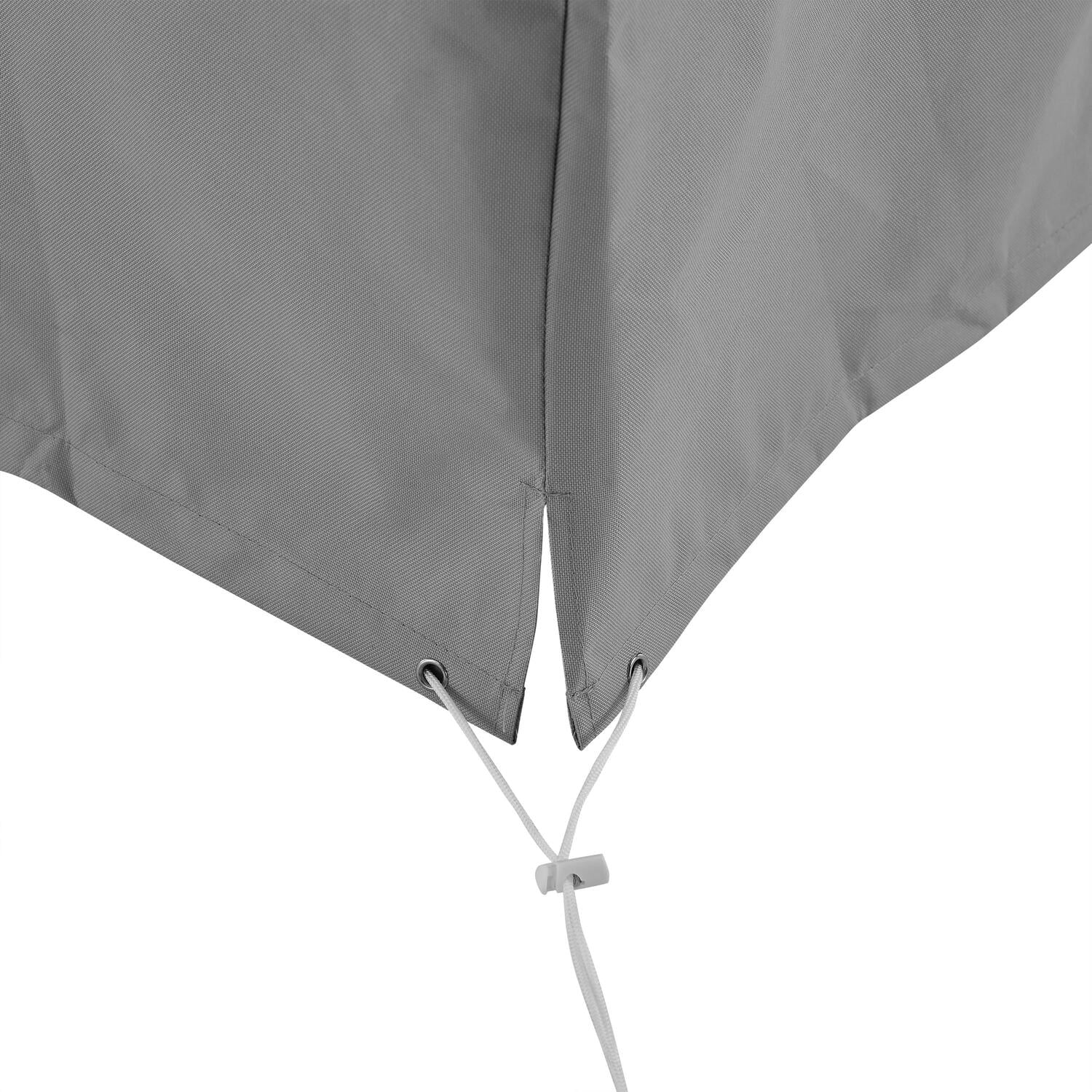 Outdoor Chair Cover - Heavy Duty Vinyl, Waterproof, Protective Patio Furniture Cover - Gray