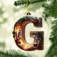 thumbnail image 4 of 26 Letters Christmas Tree Decoration Pendant Christmas Tree Ornaments Personalized DIY Christmas Ornaments Christmas Decoration Xmas Tree Hanging Decor Feature (G), 4 of 7