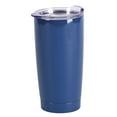 thumbnail image 2 of Dicksons SSTUMN-98 Blue 20 Ounces Stainless Steel Travel Tumbler Mug with Lid, Rejoice Always, 2 of 3