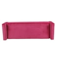 thumbnail image 3 of HomePop Banc de Rangement en Velours Moderne Finition Rose, 3 of 7