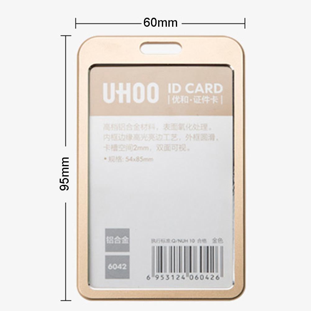 Waterproof Pvc Transparent Work Card Holder Employee Nurse Doctor Name Tag Id Badge Card Holder Office Supply