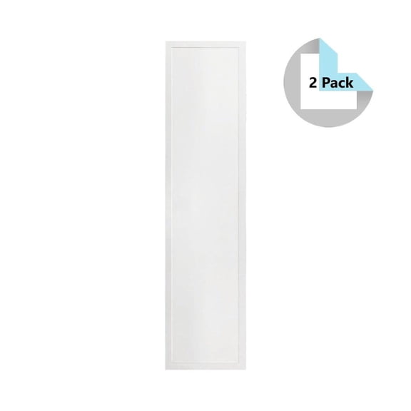 Euri Lighting EBPN14-40W103sw-2 2 Pack Color and Lumen Select 1x4 LED Panel Light