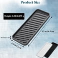 thumbnail image 5 of ABCISI Silicone Mat for Hair Tools, Heat Pad for Curling Iron, Kitchen Sink Sponge Soap Holder, Heat Resistant Flat Iron Straighter Holder, Hot Tool Mat for Vanity Countertop Counter (Black), 5 of 8