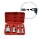 thumbnail image 1 of Juego de adaptadores de llaves de vaso de acero Práctico portátil profesional con cabezal de conversión de caja de almacenamiento para reparación de Gris 6 piezas CUTICAT cabeza de conversión, 1 of 8