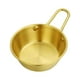 thumbnail image 1 of Cooking Snack Seasoning Bowl With Handle, Golden Rice Bowl, Hot And Cold Wine Bowl, Stainless Steel Rice Wine Bowl, 1 of 2