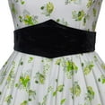 thumbnail image 5 of Gone with the Wind Scarlett Dress Cute Green Floral Southern Dress Gown, 5 of 10