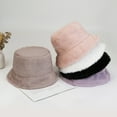 thumbnail image 3 of Winter Faux Fur Furry Bucket Hat Fluffy Fuzzy Warm Hat Plush Fisherman Hat for Women Teens Girls, 3 of 8