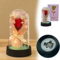 MixMart Preserved Flowers Bouquet, Flowers for Delivery Prime Gifts, for Her, Mom, Wife Suitable for Birthday, Mother’s Day, Anniversary, Christmas, Wedding. Flowers for Decoration(Red)