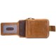 thumbnail image 5 of Cartera plegable de piel auténtica con cremallera para hombre RFID Safe Travel, 5 of 8