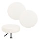 thumbnail image 1 of Uxcell 2-Pack Fundas Redondas para Taburetes de Bar, para Sillas de 12-14 Pulgadas, Fundas de Asiento PU Impermeables con Bandas Elásticas [Beige], 1 of 1