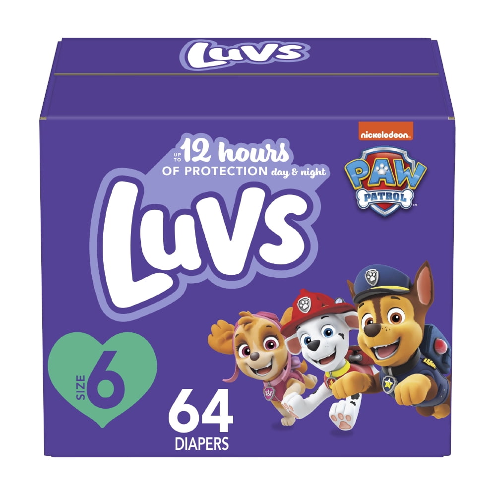 Luvs Diapers, Size 6, 64 Count - Walmart.com