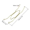 thumbnail image 2 of Unique Bargains Plate Hanger, 8' W Type Zinc Plated Invisible Wall Decorative Hooks, 5 Pcs, 2 of 3