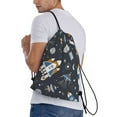 thumbnail image 4 of Yiaed Space Cars Print Drawstring Bags Drawstring Backpack Bulk String Back Pack Gym Sport Bag-Medium, 4 of 5