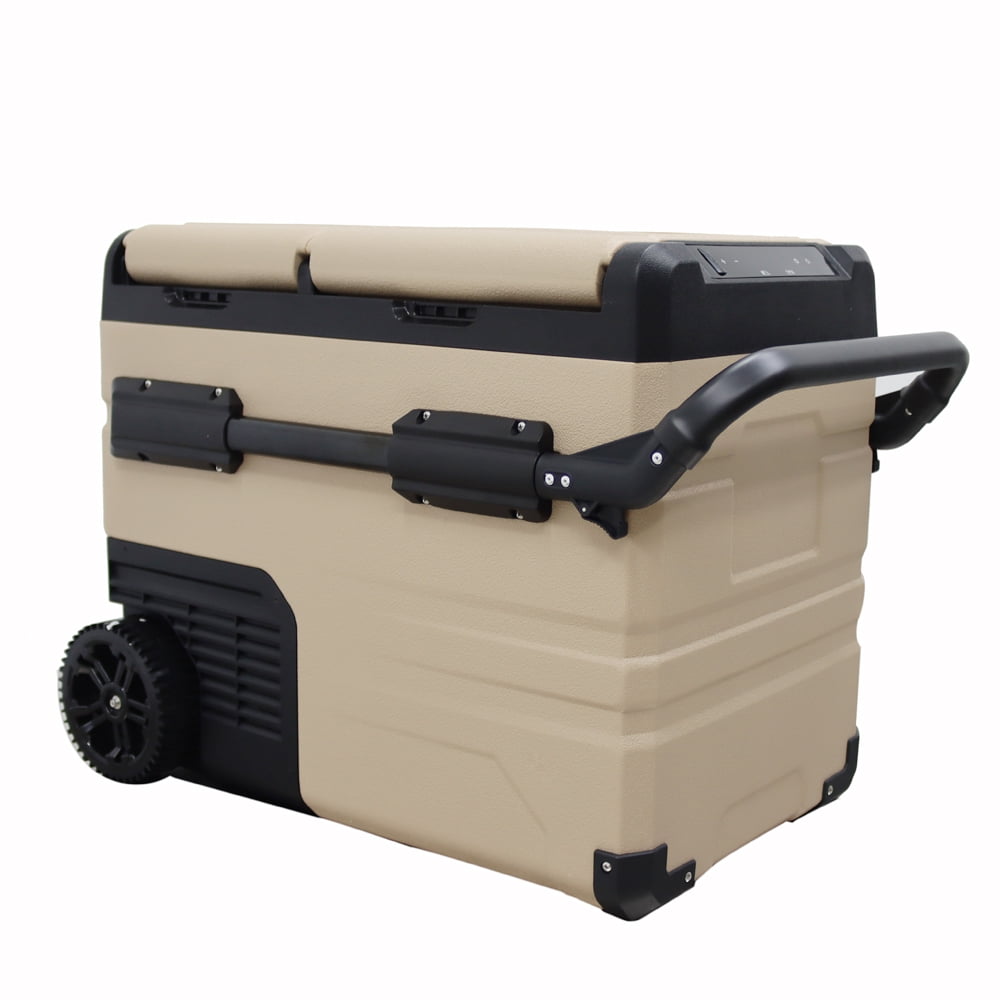 Portable Car Refrigerator Outdoor Fridge Small Refrigerator Car and Household Dual-Use 45L