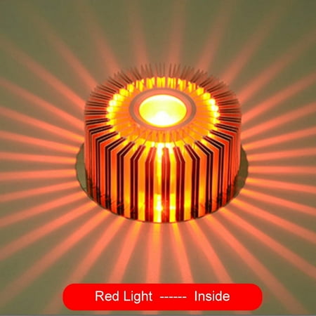 

3W Modern LED Wall Ceiling Light Sconce Warm Lighting Fixture Spiral LED Wall Lamp Light 360 Degrees New pinshui