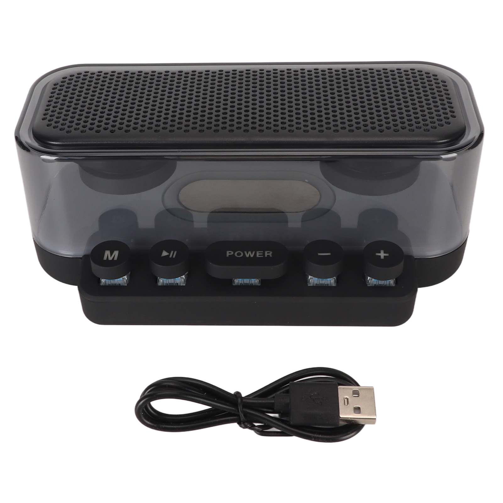Altoparlante Bluetooth RGB Impermeabile IPX5 Con Ricarica Type-C, Pulsanti Meccanici Stile Steampunk E Subwoofer Potente