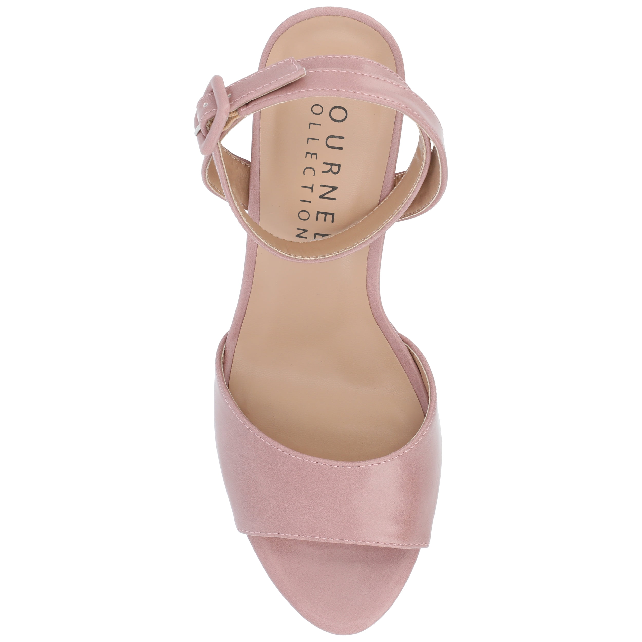 Journee Womens Nairri Vegan Leather Platform Heel Dress Sandals, Widths Available