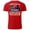 Red, variant on TrendOFT T Shirts for Man Red Veteran Memorial Graphic Print Short Sleeve Crew Neck Loose Patriotic Summer Casual Mens Shirts Red L