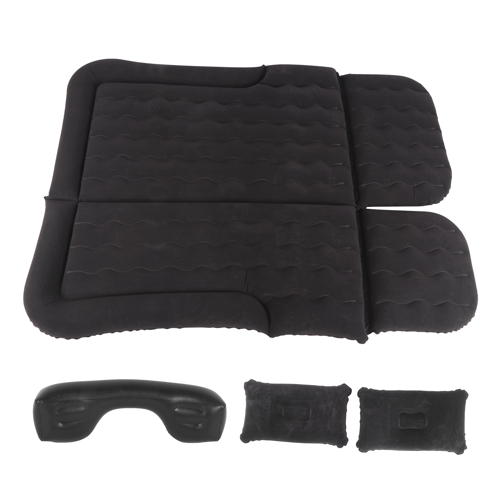 Inflatable Car Air Mattress Bed,Portable SUV Car Mattress Backseat With Two Pillow And Electric Car Air ,Air Mattress Flocking  Sleeping Pad For Travel Camping SUV MPV RV