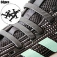 thumbnail image 4 of Silicone Shoelaces cordones de zapatos de encaje, Fácil de Operar Sneaker Home Sandals Sandals Board Zapatos escuela para Adultos, 4 of 7