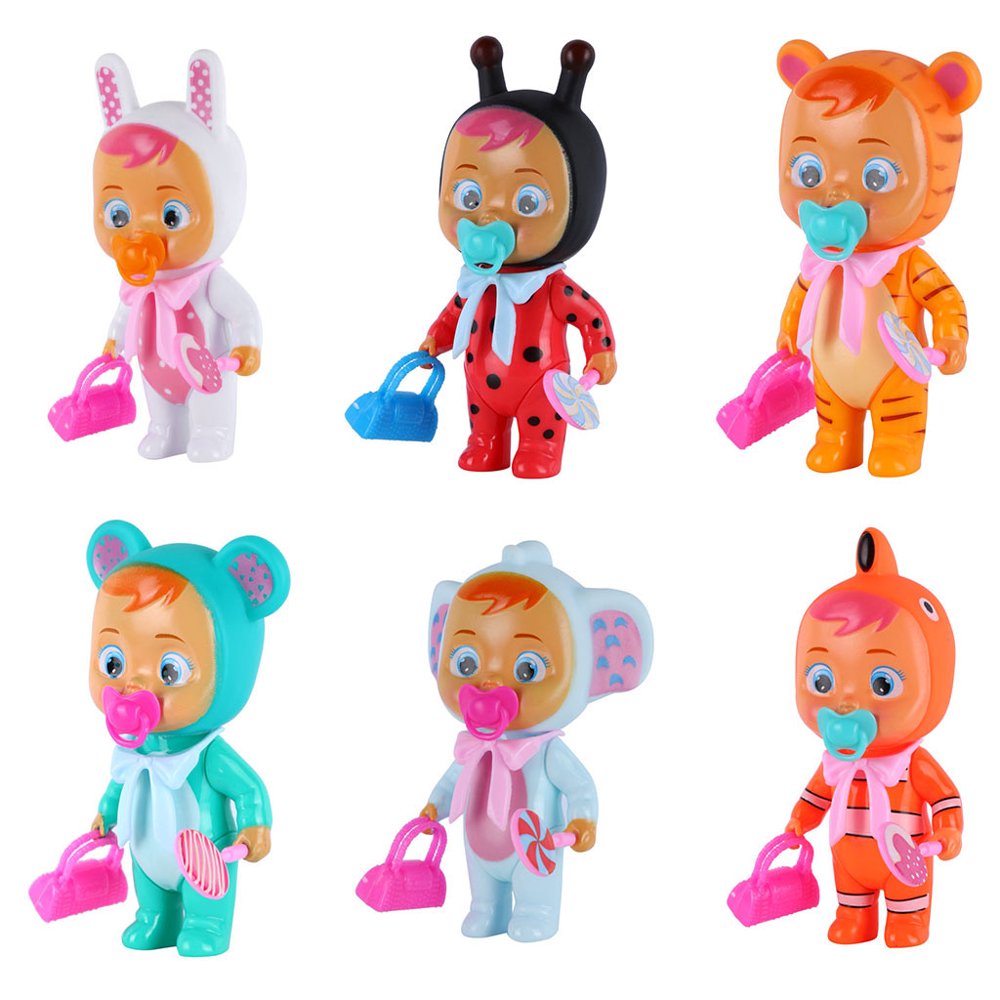 Manually Dress Up Decorate Cute little Toys For Children's Gifts 6PCS