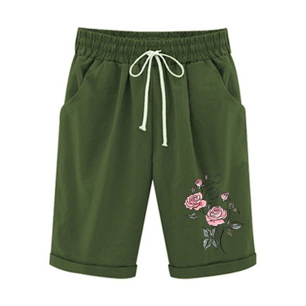 Cordón de Impresión de la Cintura Elástica Casual, Pantalones de Pijama para el Hogar, la Playa, la Ropa de Dormir Y el Uso Diario