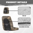 thumbnail image 5 of KUIFORTI Cute Camouflage UTV Seat Covers Seats Cover with Headrest Covers Comfortable Elastic Fabrics Outdoor Seat Cover Set Compatible with Rhino 700 660 450 2004-2021, 5 of 6