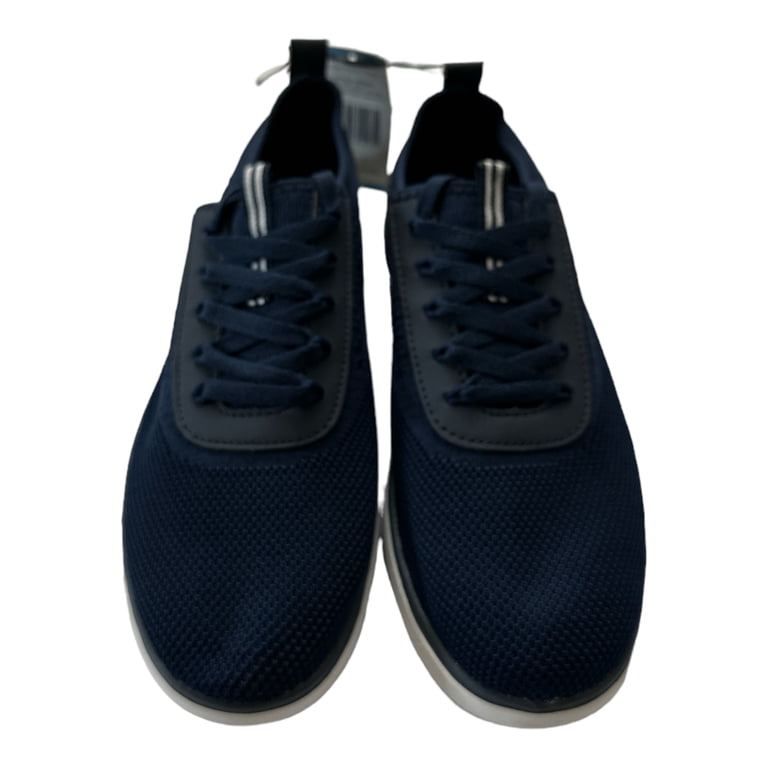 Nautica Navy Knit Lace-Up Oxfords Blue Nautica Laced Oxford Shoes Sneakers Wrenwood Knit Men main image 4
