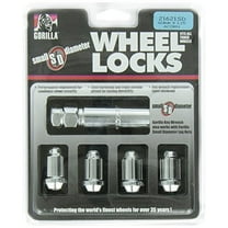 Gorilla Automotive 21621SD Small Diameter Wheel Locks (12mm x 1.25 Thread Size),
