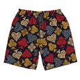 thumbnail image 3 of Uemuo Vintage Card Pattern Men's Swim Trunks Hawaiian Beach Bathing Suit Swimsuits Beach Quick-Dry Shorts with Pockets-3X-Large, 3 of 9