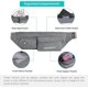 thumbnail image 5 of Riñonera para mujeres Hombres Riñonera pequeña resistente al agua, riñonera fina con 4 bolsillos para correr, viajar, hacer senderismo, caminar, bandolera ligera C, 5 of 5