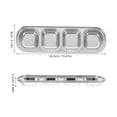 thumbnail image 5 of NIYANGLE 1Pack Divided Serving Dishes 10.4X3.1X1Inch for Households Table Decoration Storage Holder, 5 of 5