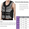 thumbnail image 6 of Fbsport Life Vest Jacket Buoyancy Swimming Vest for Adult,Gray, 6 of 7