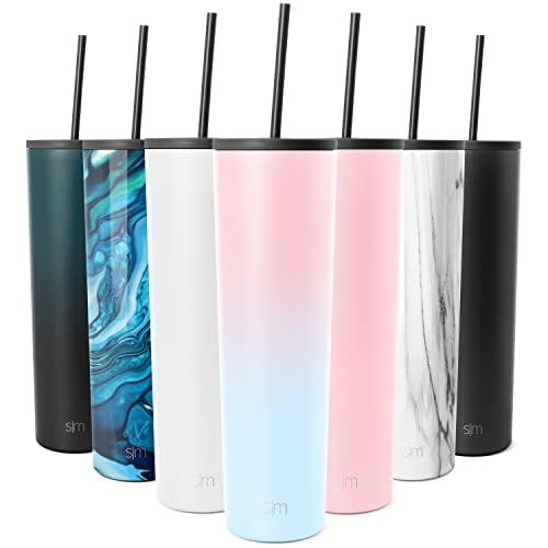 Simple Modern Insulated Tumbler Cup with Straw Lid and Flip Lid