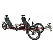 Electric Tandem Recumbent Trike – 2 Seater 3 Wheel Electric Bike for Adults, 48V Battery, Ideal for Couples