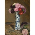thumbnail image 3 of Sir George Clausen 19x24 Black Modern Framed Museum Art Print Titled - Asters, 3 of 5