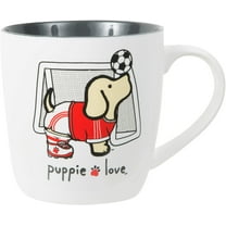 Pavilion - Soccer Dog - Bone China 17 Oz Mug - Puppie Love