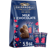 Ghirardelli Milk Chocolate Duet Hearts for Valentines, 5.9 oz Bag