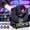 Black-1pc light, variant on 7R 230W DJ Lights, 8 Prisms Beam Sharpy Moving Head Stage Light 17 Gobos 14 Colors LED Disco Party Lights DMX Club Light for Weddings Christmas Dance Show