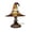 Blue, variant on Halloween Decorations Witch Hat Table Lamp, Halloween Glowing Decor for Shelf – Spooky Mini Night Light for Bedroom, Resin Wizard Hat Ornament with LED