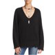 thumbnail image 1 of Suéter de punto Free People negro mediano, 1 of 2