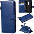 thumbnail image 1 of HAHDAXIA Compatible for Case Nokia 5, PU Leather Folio Card Holder Storage Wallet Case,Magnetic Closure Shockproof Kickstand for Women Men Blue & 2X Screen Protector, 1 of 7