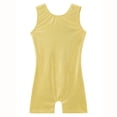 thumbnail image 3 of WAYUTE Girls Romper Crewneck Sleeveless Solid Color Stretchy Seamless Gymnastics Dance Outfits Leotard for Toddler Kids Casual Summer, 3 of 4