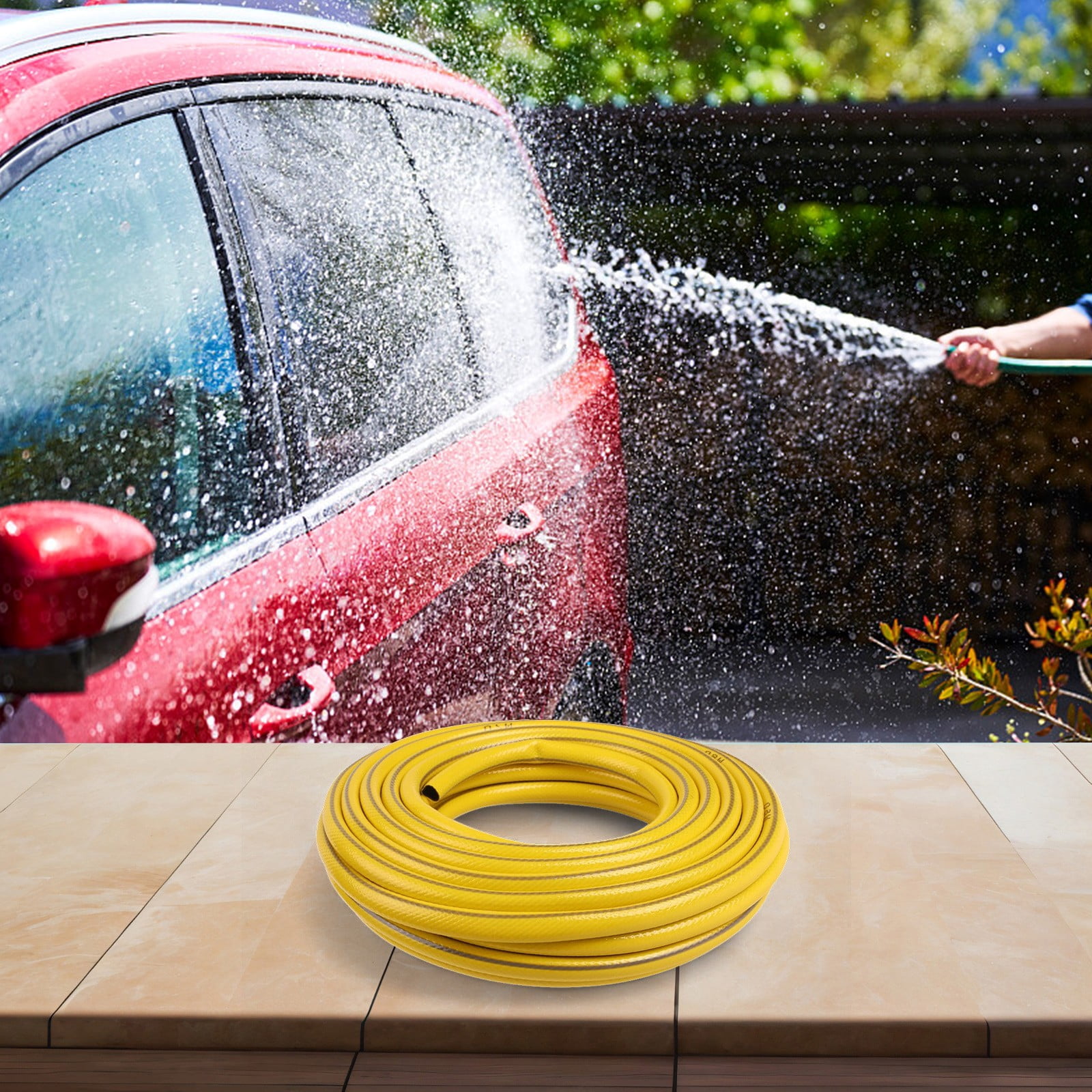 yaaqii PVC Garden Water Hose: Soft, Thickened & All-Season Car Wash Solution!