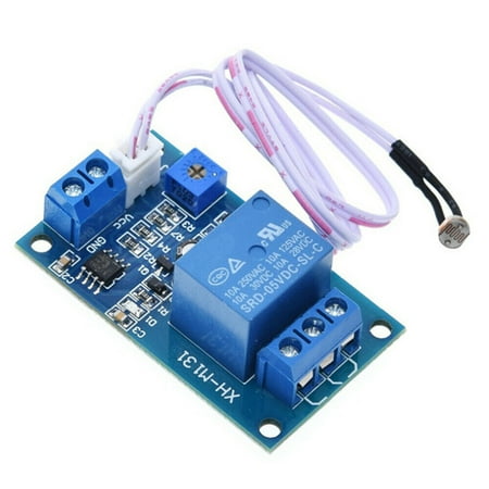 

Goodhd 1PCS XH-M131 Photoresistor Module DC5/12/24V Relay Light Control Switch Sensor