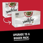 Vanity Fair Everyday Disposable White Napkins, 100 Count