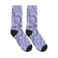 thumbnail image 4 of Athletic Socks Holographic Iridescent Color Wrinkled Foil Sport Running Calf Socks Crew Socks for Men Women, 4 of 7